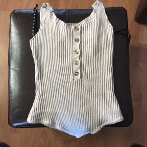 Women’s missguided sleeveless popper knit bodysuit